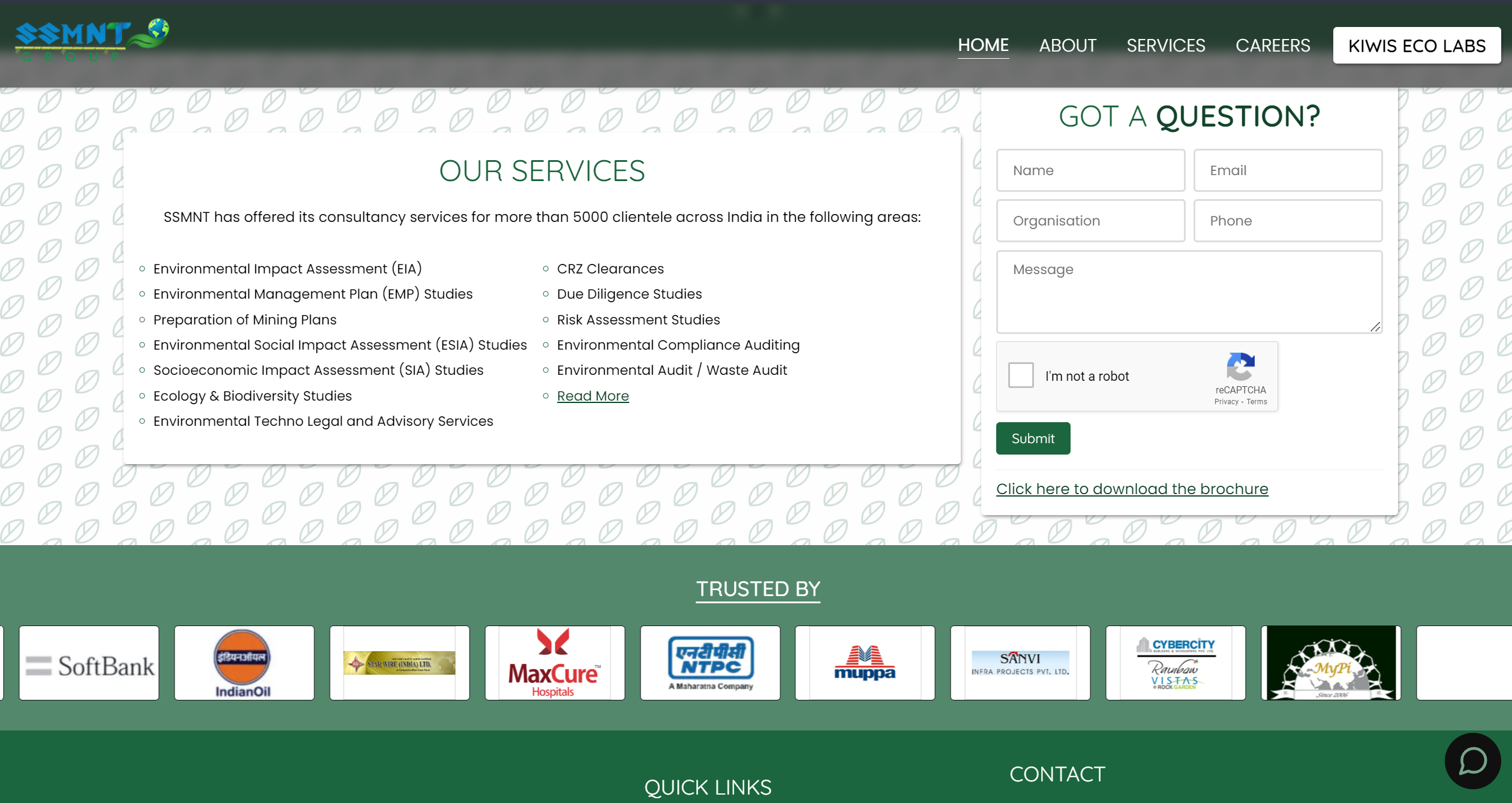 services page