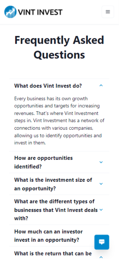 Vint Invest FAQ